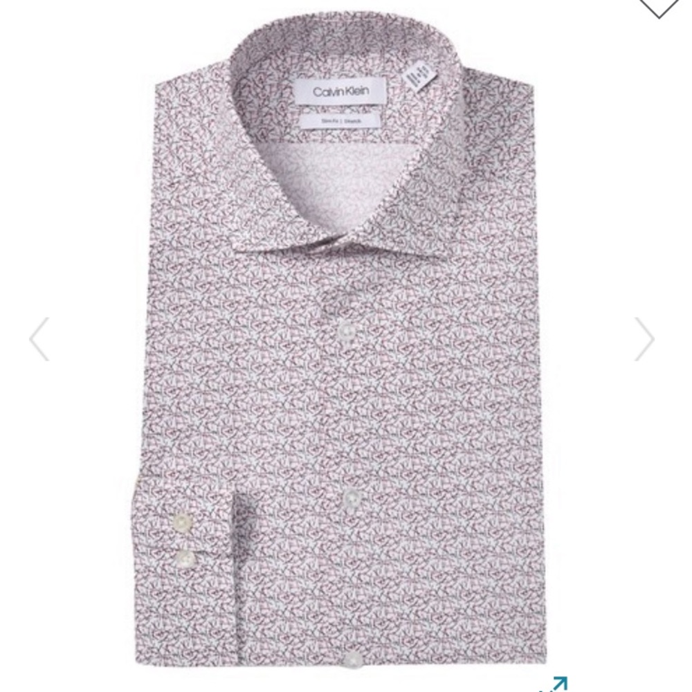 Calvin Klein Slim Fit Stretch Dress Shirt